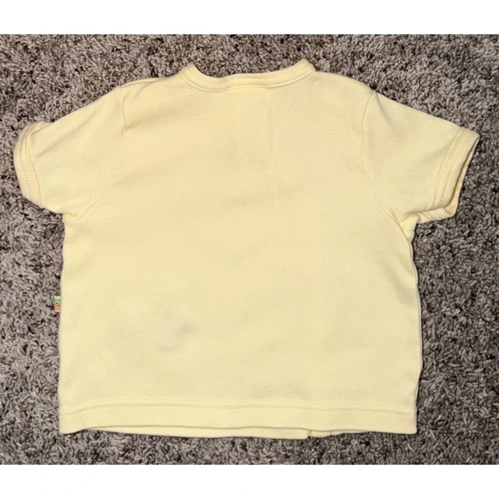 Vintage Carters John Lennon Yellow *Top Only* Animals 3-6m‎ Y2K Baby Clothes
